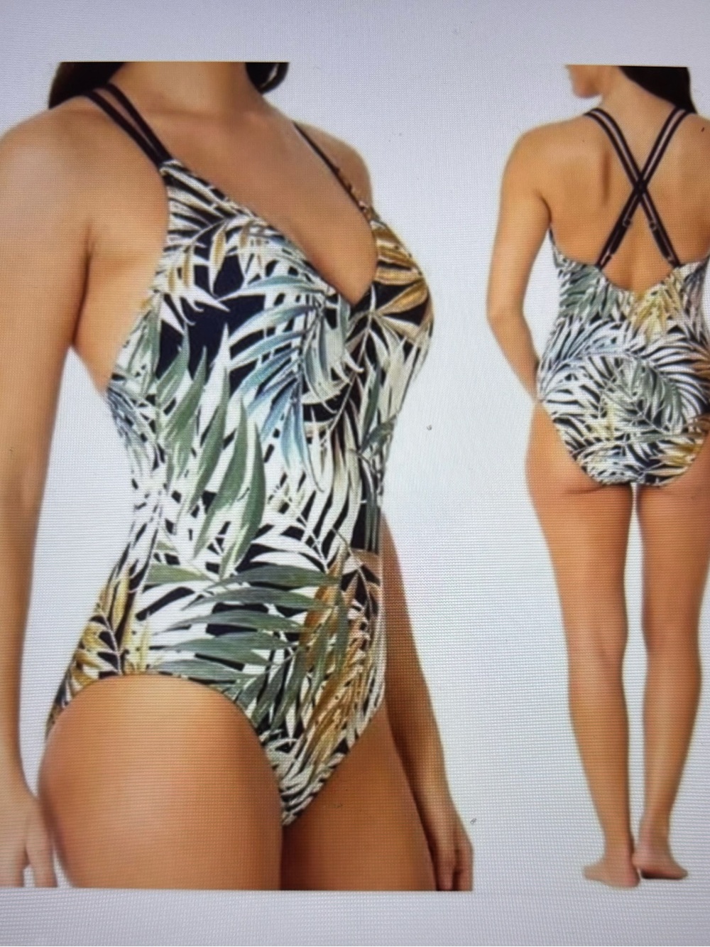Hurley Cayman Tropical Leaf One-Piece Swimsuit